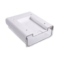 Miniatyrbillede 1 af 10: Skuffepind Stativ Under Skrivebord Skuffe Organizer TRANSPARENTE Transparente 20x18x7.5cm)
