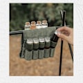Miniatyrbillede 10 af 10: Krydderiflaskesæt Krydderikrukke KHAKI TASKE OG FLASKER TASKE OG khaki bag and bottles-bag and bottles