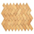 Miniatyrbillede 9 af 10: 24/48 STK Dukkehus gulvfliser Trækornsgulv HEXAGONAL-24 STK hexagonal-24pcs