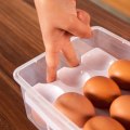 Miniatyrbilde 3 av 9: Egg Oppbevaringsboks Egg Fresh Keeping Box GRØNN Green
