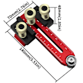 Miniatyrbilde 7 av 10: Bordsag Jig Guide Fixture Spilleautomat Thin Table Saw Jig