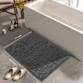 Miniatyrbillede 2 af 10: Badetæppemåtte Rektangulær Bademåtte MØRKEGRÅ Dark Grey
