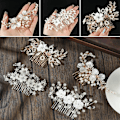 Miniatyrbild 10 av 10: Brudkam Brudtärna Tiara STIL 6 Style 6