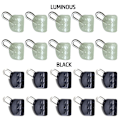 Miniatyrbilde 2 av 10: 20stk Abo Float Connectors Clear Snap LUMINOUS LUMINOUS luminous