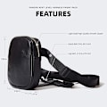 Miniatyrbillede 2 af 7: Bentaske Fanny Pack SORT black