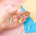 Pikkukuva 6 / 10: 20 kpl jäljitelmä Lollipop Resin Charms Star Lollipop Resin