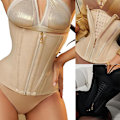 Miniatyrbillede 3 af 10: Body Shaper Tank Top Mavekontrol Talje Shaper SORT M Black M