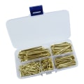 Miniatyrbilde 1 av 6: 350 stk Spiker Sortiment Flat Head Nails Vegg Tacks Pins