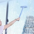 Miniatyrbillede 3 af 9: Window Mesh Screen Brush Gardin Net Wipe Cleaner GRØN green