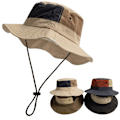 Miniatyrbillede 9 af 10: Solbeskyttelse Bucket Hat Fiskerhue SORT black