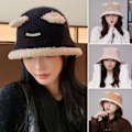 Pikkukuva 7 / 10: Faux Fur Beanies Hattu Neulottu Cap CAMEL camel