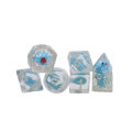 Miniatyrbilde 1 av 10: 7 Stk/sett DND Terning Polyhedral Terning BLÅ BLÅ blue