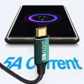 Miniatyrbild 7 av 10: USB C Snabbladdningskabel Typ-C Datasladd SVART 3M Black 3m