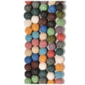 Miniatyrbilde 3 av 4: Blandede farger Lava Stone Beads Rund Form Lava Beads Løse Perler