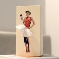 Miniatyrbild 10 av 10: Snygg vävnadslåda för flickor Roligt case för barn GUL yellow