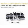 Pikkukuva 5 / 6: 360 kpl Metric Screws Kit Phillips Machine Ruuvit Ruuvit ja