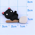 Miniatyrbillede 4 af 10: 20 stk Halloween Græskar Figur 3D Resin Flat GHOST GHOST ghost