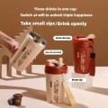 Miniatyrbillede 8 af 10: 520/620ML kaffekrus Vakuumkrus RØD 520ML 520ML red 520ML-520ML