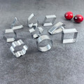 Miniatyrbillede 7 af 8: 30 stykker Mini Cookie Cutter Små Cookie Forme 3D Cutter
