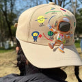 Miniatyrbillede 4 af 10: Baby baseballkasket Børn Peaked Hatte SORT ALT KLØJ ALT KLØJ black All cloth-All cloth