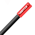 Pikkukuva 8 / 10: 10 kpl Kaapelin cap Koteloholkit Puristusliitokset PUNAINEN 4MM Red 4mm