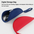 Miniatyrbild 4 av 10: Digital förvaringsväska Adapter Power Case RÖD red