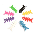 Miniatyrbilde 1 av 10: 100/200 stk Fishbone Cable Organizer Headset Cord Manager S200Pcs