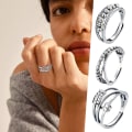 Pikkukuva 8 / 10: Ahdistussormus 925 Sterling hopea C C C