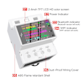 Miniatyrbillede 1 af 10: Elektrisk energimåler AT4PW Smart Switch WIFI Rail Meter 100A