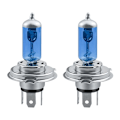 Miniatyrbillede 1 af 4: 2 stk hvid xenon halogen pære bil pærer H4