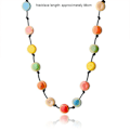 Pikkukuva 2 / 10: Pitkä kaulakoru keraaminen helmi MULTICOLOR multicolor