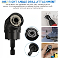 Miniatyrbilde 7 av 10: Forlengelsesskrutrekkeradapter Drillfeste KORT KORT Short