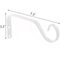 Miniatyrbillede 3 af 10: 2stk Vægophæng Vægplanteophæng SORT 2STK 2STK Black 2Pcs-2Pcs