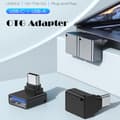 Miniatyrbilde 9 av 10: OTG Adapter USB Type-C GRÅ Grey