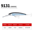 Miniatyrbillede 3 af 10: synkende Minnow Baits Fiskekroge E E E