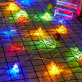 Miniatyrbilde 2 av 8: LED Lysstreng Gull Bladstreng Lys FARGE FARGE colour