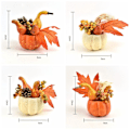 Miniatyrbillede 2 af 10: 4 stk Thanksgiving-græskar Halloween-græskar TYPE B TYPE B Type B