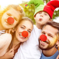 Miniatyrbild 3 av 10: 3 Påsar 30 st Röda Clownsnäsor Svampsboll Cirkus Cosplay Näsa