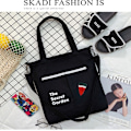 Miniatyrbillede 1 af 10: Student Tutorial Taske Totes Shopper Tasker SORT Black