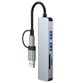 Miniatyrbillede 10 af 10: USB C HUB Type-C splitter 8 IN 1 8 IN 1