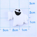 Miniatyrbillede 1 af 10: 20 stk Halloween Græskar Figur 3D Resin Flat GHOST GHOST ghost