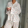 Pikkukuva 1 / 10: 2kpl PJ Set Pyjama-asu RED MM Red M-M