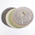Miniatyrbild 5 av 10: Runda bordstabletter Bordsmatta BEIGE Beige
