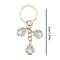 Pikkukuva 2 / 8: 2 kpl Owl Keychain Star -avainrengas 5 5 5