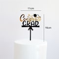 Miniatyrbillede 2 af 9: 5 stk Cake Topper Happy Graduation 2 2 2