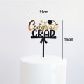Pikkukuva 2 / 9: 5 kpl Cake Topper Hyvää valmistumista 9 9 9