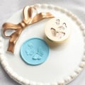 Pikkukuva 1 / 9: 2kpl Wax Seal Seal -leimasinpää BUTTERFLY BUTTERFLY Butterfly