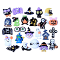 Pikkukuva 5 / 10: 10 kpl Halloween Collection -tasainen manikyyri 2 2 2