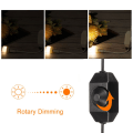 Miniatyrbilde 2 av 9: LED Rotasjonsdimmerskive LED Strip Dimmer Bryter Knott Bryter Dimmer