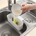 Miniatyrbilde 6 av 10: Dreneringskurv Oppbevaringskurv for kjøkkenavfall A A A